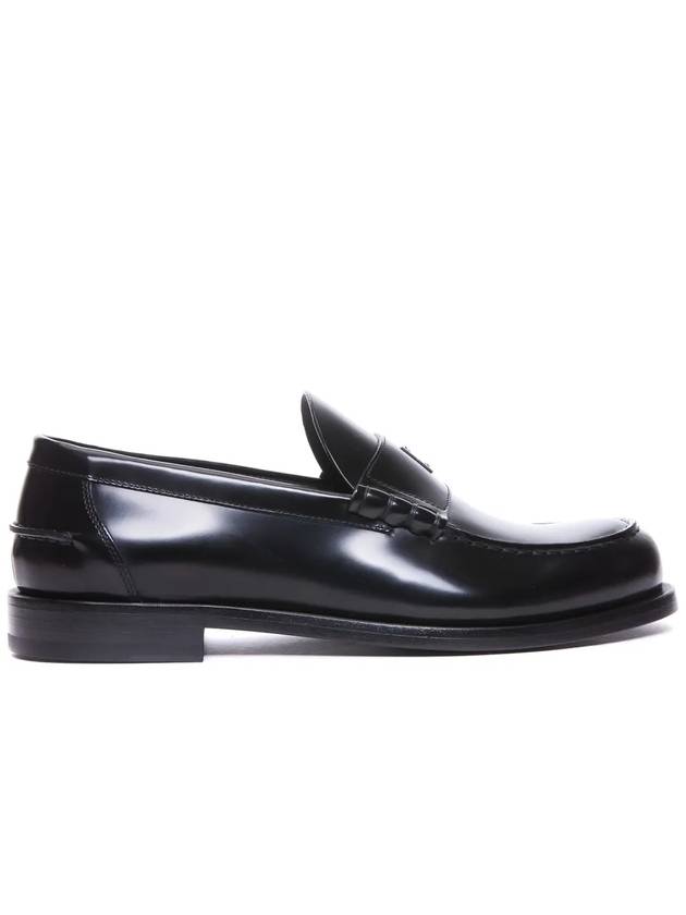 Mr G Mocassin Leather Loafers Black - GIVENCHY - BALAAN 2