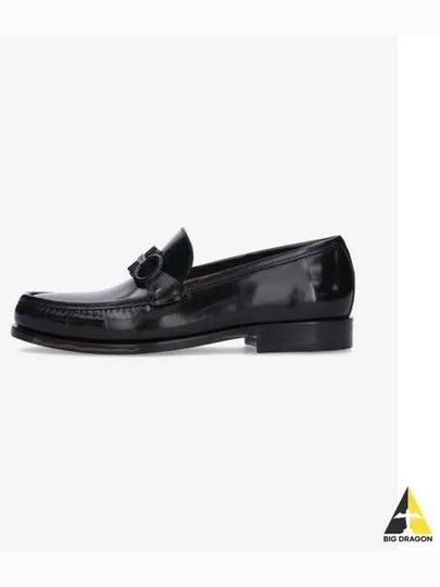 Rolo Gancini Loafers Black - SALVATORE FERRAGAMO - BALAAN 2