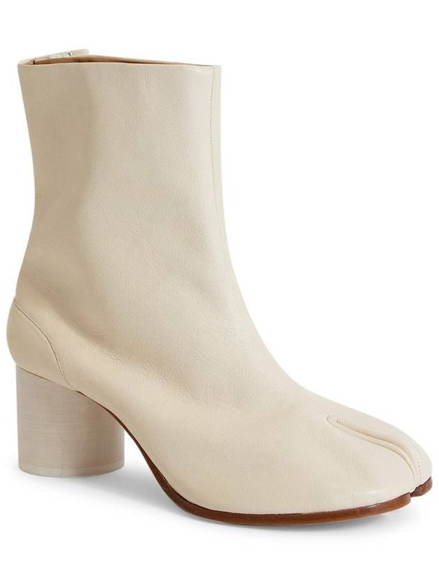 Tabi Lambskin Ankle Middle Boots Ivory - MAISON MARGIELA - BALAAN 3