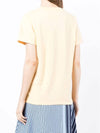 Logo print short sleeve t shirt IW00131KJ0035PALEORANGE - MAISON KITSUNE - BALAAN 4