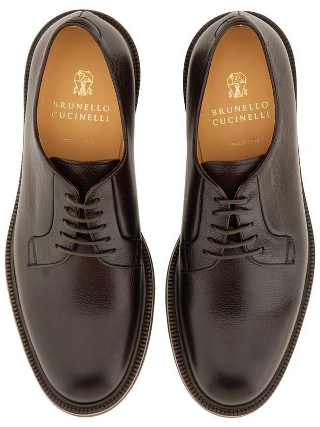 Leather Derby Brown - BRUNELLO CUCINELLI - BALAAN 3