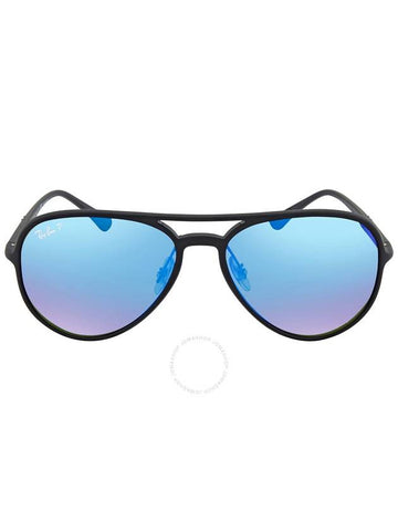 Ray Ban Chromance Blue Gradient Mirror Aviator Unisex Sunglasses RB4320CH 601SA1 58 - RAY-BAN - BALAAN 1