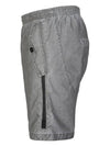 Plated Reflective Dust Colour Bermuda Shorts Grey - STONE ISLAND - BALAAN 4