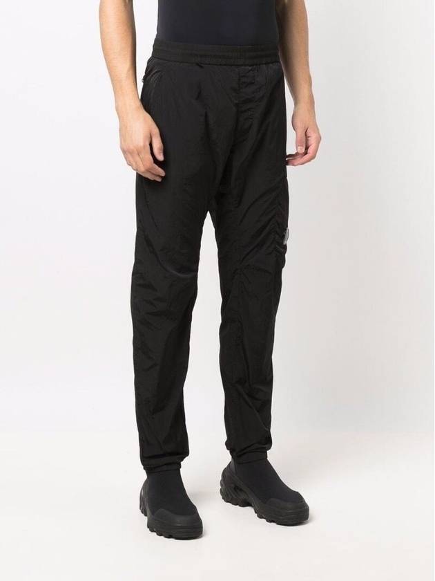 Lens Wappen Chrome R Cargo Track Pants Black - CP COMPANY - BALAAN 4