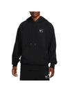 Air French Terry Pullover Hoodie Black - NIKE - BALAAN 1