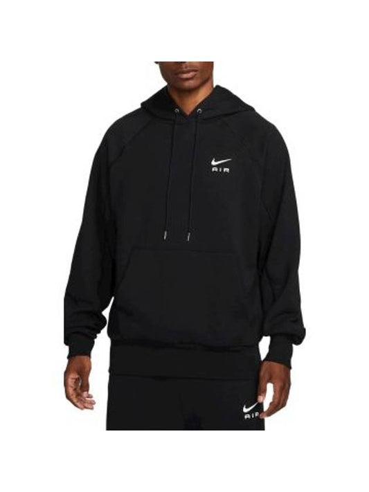 Air French Terry Pullover Hoodie Black - NIKE - BALAAN 2