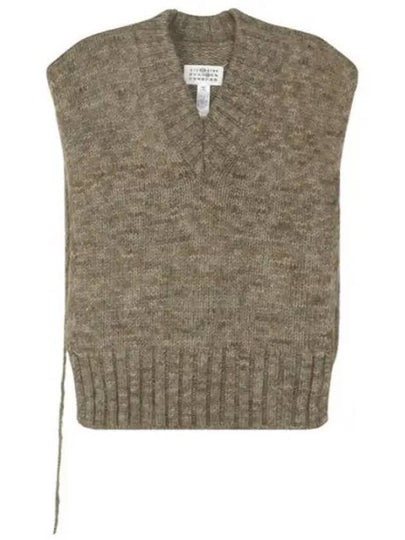 Botanical Dye Knit Vest Anthracite - MAISON MARGIELA - BALAAN 2