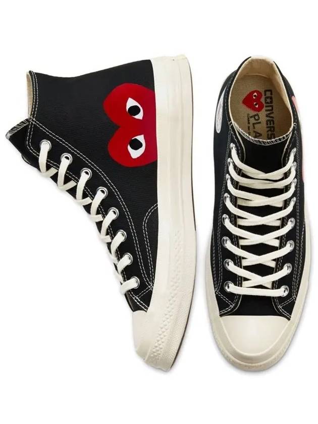 Chuck Taylor High Top Sneakers P1 K112 1 Black - COMME DES GARCONS - BALAAN 8