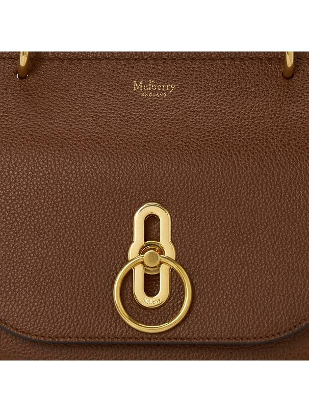 Amberley Satchel Leather Cross Bag Brown - MULBERRY - BALAAN 9