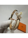 Miniclick Kelly Bracelet Rose Gold Blanc H200004FO - HERMES - BALAAN 3