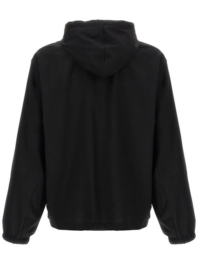 4G Detail Wool Zip-Up Hoodie Black - GIVENCHY - BALAAN 3