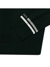 Men s self guarded deformed tissue round neck sweater 2404GZKR GREEN - BLACK&WHITE - BALAAN 4