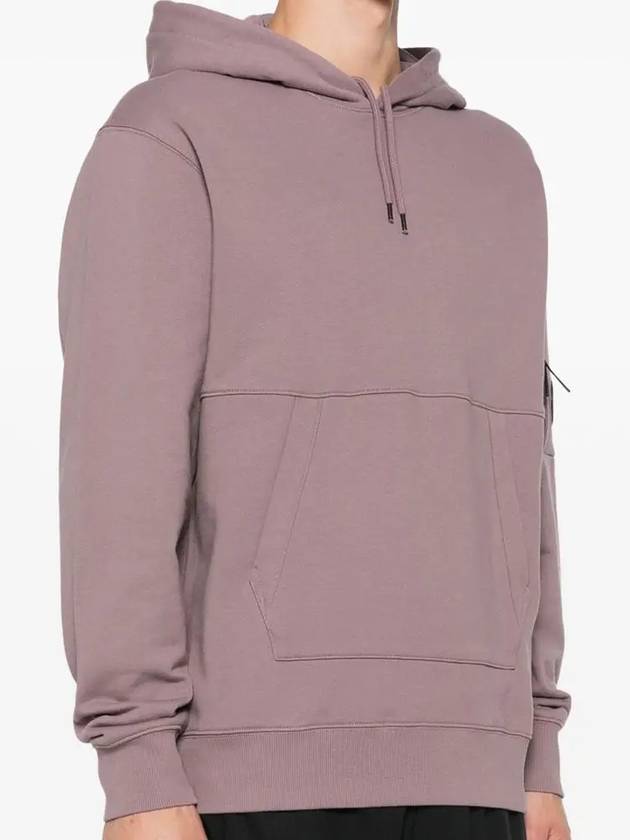 CP Company Signature Lens Detail Men s Brushed Hooded Sweatshirt 17CMSS024A 735 - CP COMPANY - BALAAN 3