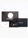 31 Gold Logo Lambskin Card Wallet Black - CHANEL - BALAAN 2