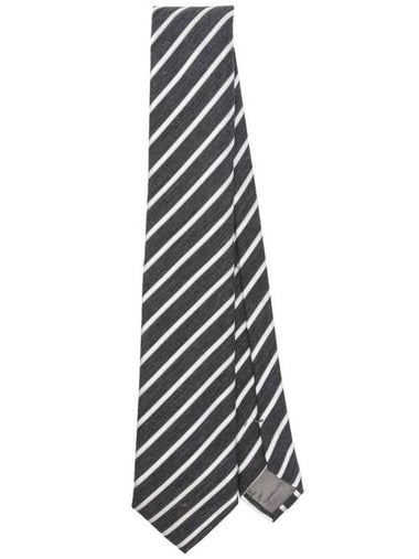 Emporio Armani Woven Jacquard Tie Accessories - EMPORIO ARMANI - BALAAN 1