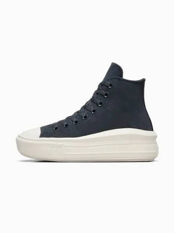 Chuck Taylor All Star Move Platform Suede High Top Sneakers Shadow Woods - CONVERSE - BALAAN 1