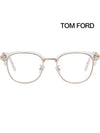 Blue light blocking glasses frame TF5793KB 026 Transparent lower Asian fit - TOM FORD - BALAAN 3