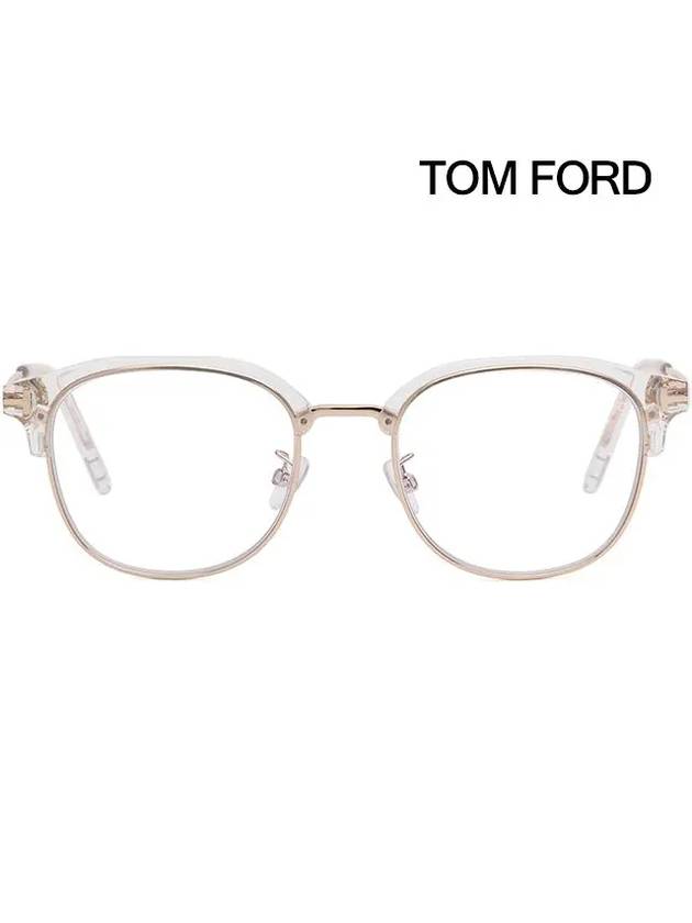 Blue light blocking glasses frame TF5793KB 026 Transparent lower Asian fit - TOM FORD - BALAAN 3