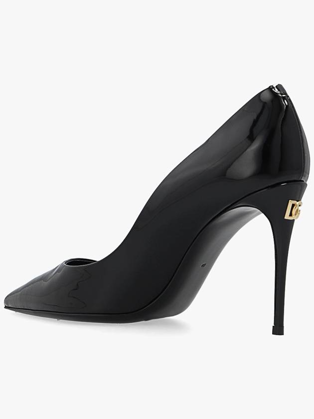 Patent Leather Pointed Pumps Black - DOLCE&GABBANA - BALAAN 6