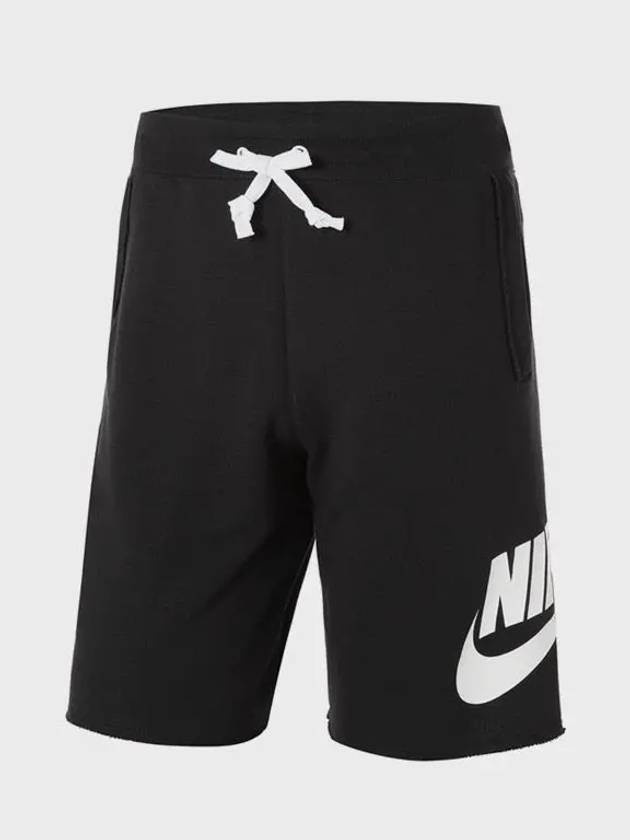 Sportswear Essential French Terry Allumni Shorts Black - NIKE - BALAAN 4