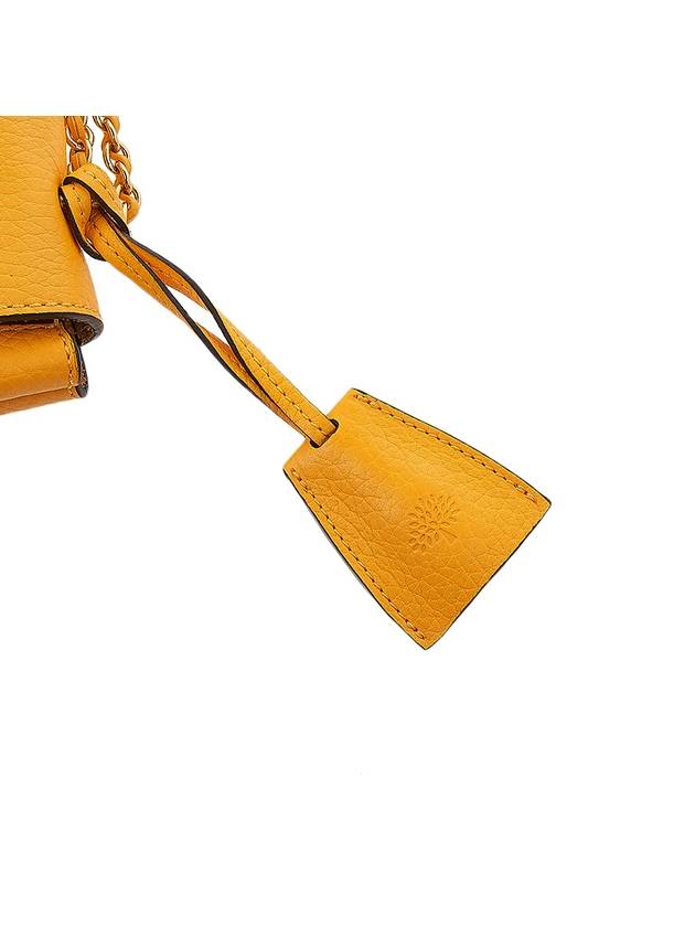 Lily Satchel Chain Leather Cross Bag Yellow - MULBERRY - BALAAN 9