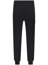 Diagonal Raised Fleece Track Pants Black - CP COMPANY - BALAAN 2