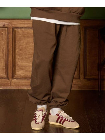 Heavy W Balloon Fit Jogger Pants Brown - ZIZEMUSEUM - BALAAN 1