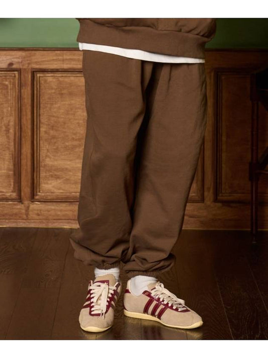 Heavy W Balloon Fit Jogger Pants Brown - ZIZEMUSEUM - BALAAN 2