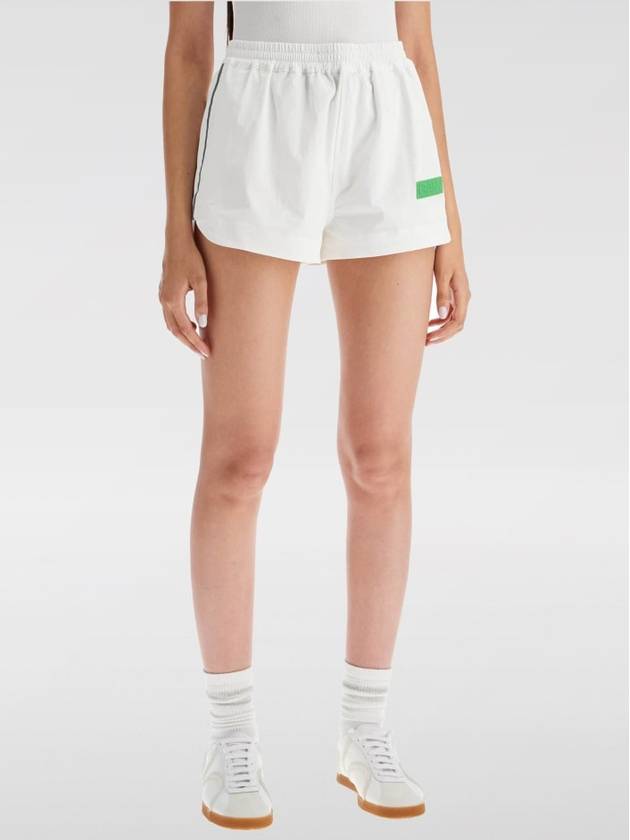 Stretch Shell Shorts White - GANNI - BALAAN 2