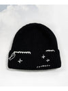 Hand Stitched Beanie BLACK Women s - RUBATI - BALAAN 1