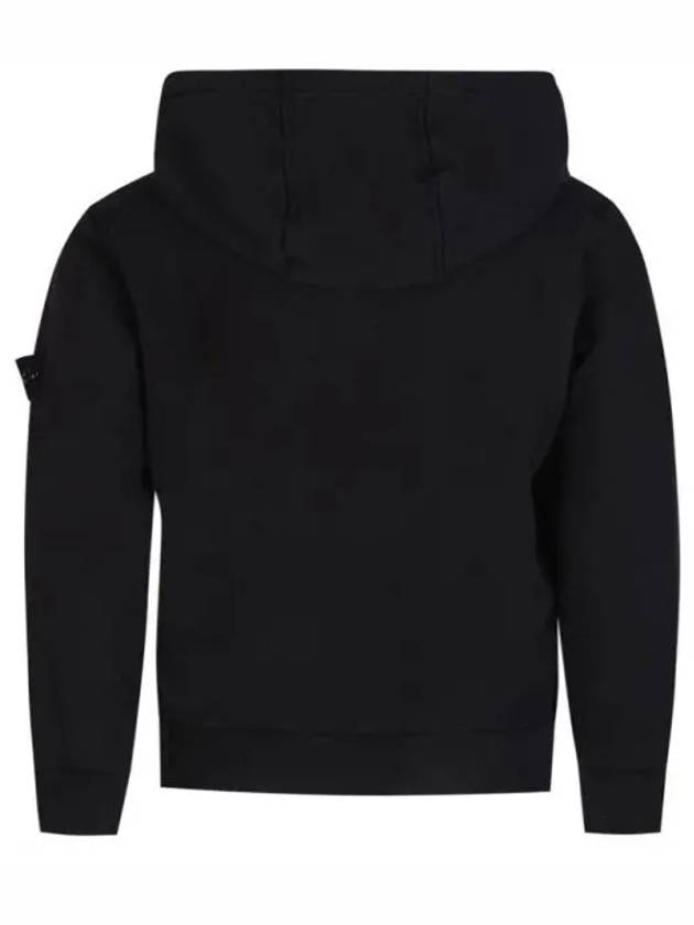 Kids Wappen Napping Hoodie Black - STONE ISLAND - BALAAN 3