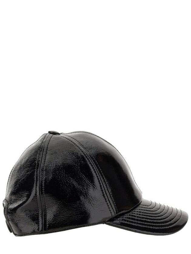 Reedition Vinyl Ball Cap Black - COURREGES - BALAAN 4