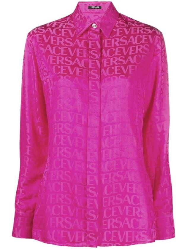 All-Over Print Shirt 10115391A08446 - VERSACE - BALAAN 1