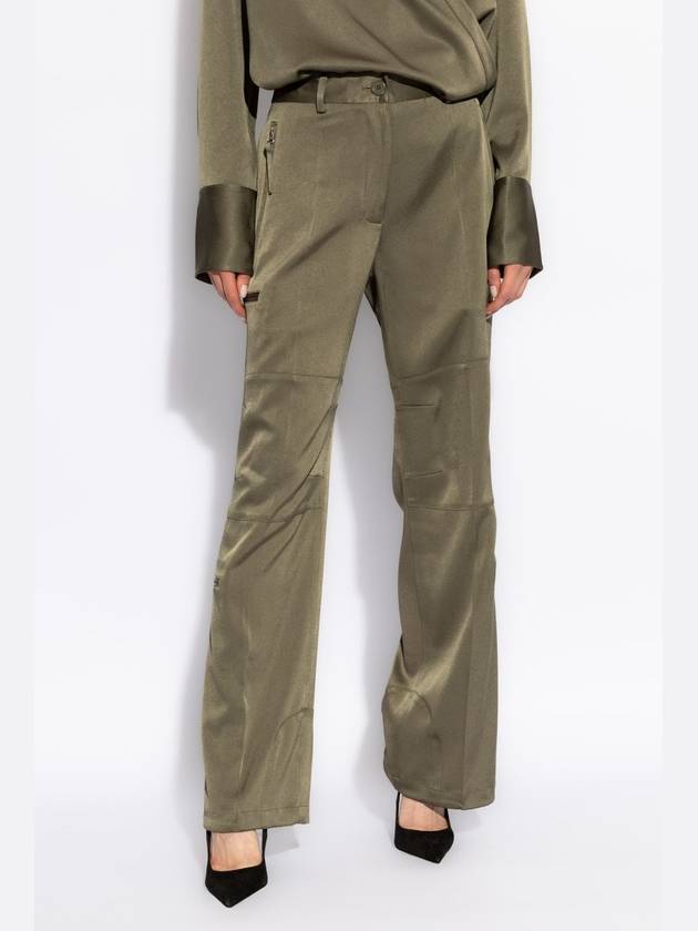 Helmut Lang Trousers With Numerous Pockets, Women's, Green - HELMUT LANG - BALAAN 3