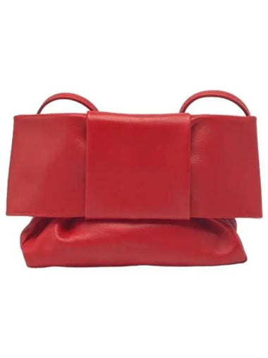 Bow Ribbon Shoulder Bag Candy Red - JIL SANDER - BALAAN 1