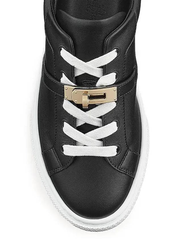 Day Calfskin Low Top Sneakers Noir - HERMES - BALAAN 5