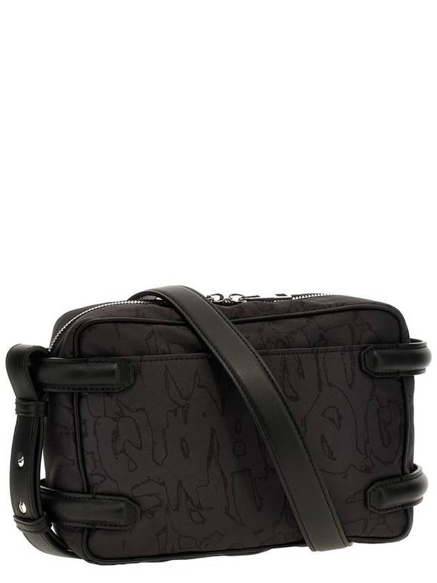 Harness Leather Detail Camera Cross Bag Black - ALEXANDER MCQUEEN - BALAAN 3