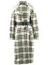 LAURIE Doublebreasted check coat MA1221 22A012E 23EC - ISABEL MARANT - BALAAN 1