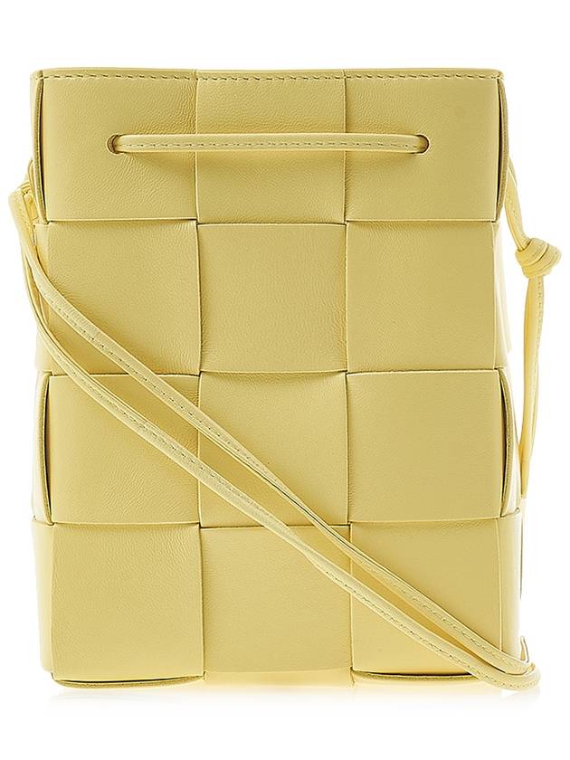 Intrecciato Cassette Small Bucket Bag Yellow - BOTTEGA VENETA - BALAAN 2