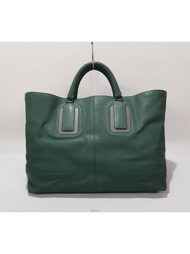 Buffalo leather metal tote bag - BOTTEGA VENETA - BALAAN 1