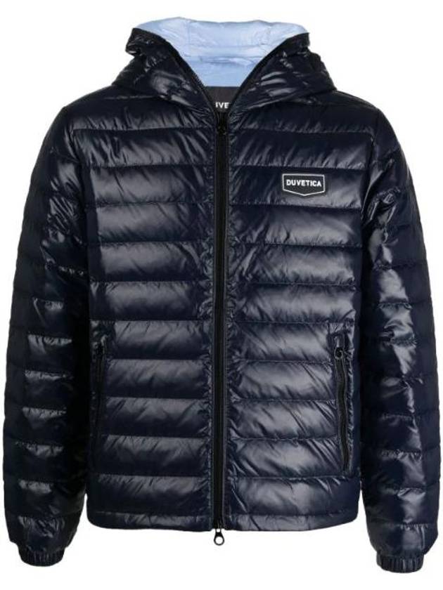 Chest logo print padded jacket VUDJ91131K0001 - DUVETICA - BALAAN 1