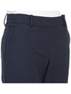 Women's Wool Crop Slacks Navy - THEORY - BALAAN.