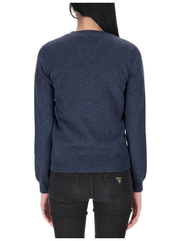 Bimba Cashmere Knit Top Navy - MAX MARA - BALAAN.