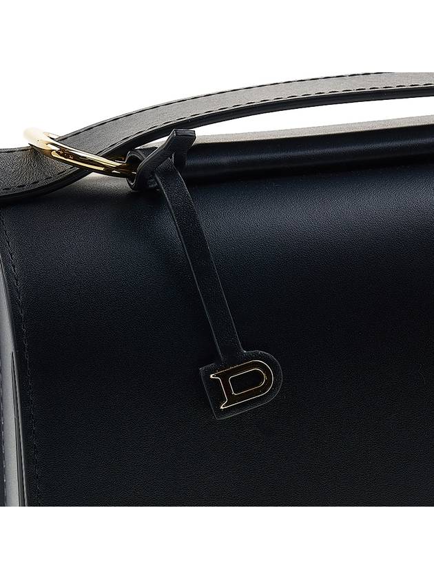 Lingot Olen Calf Leather Shoulder Bag Black - DELVAUX - BALAAN 9