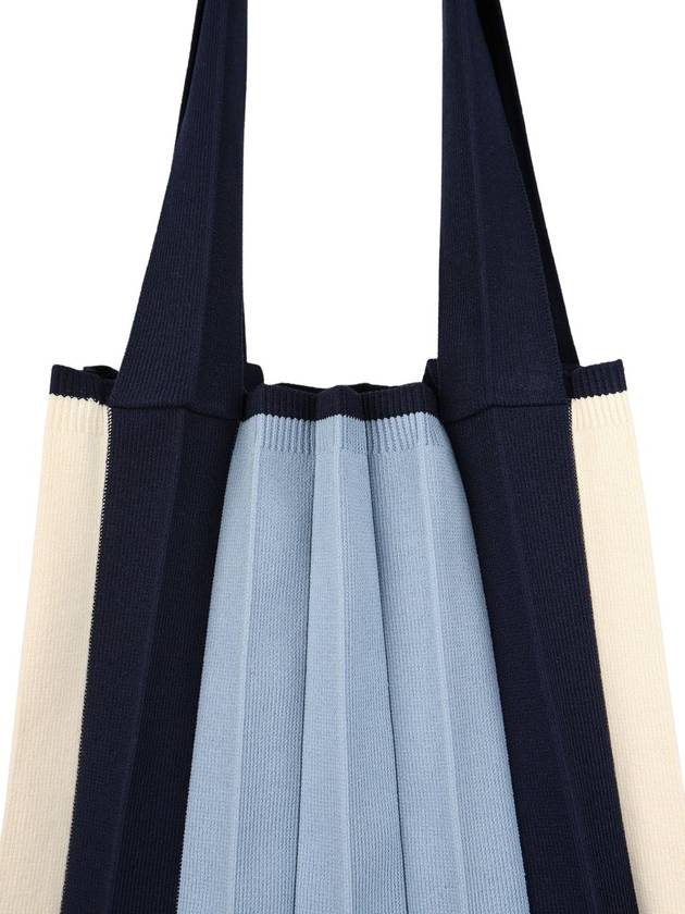 Two Way Shopper Tote Bag Blue - PLEATSMAMA - BALAAN 7