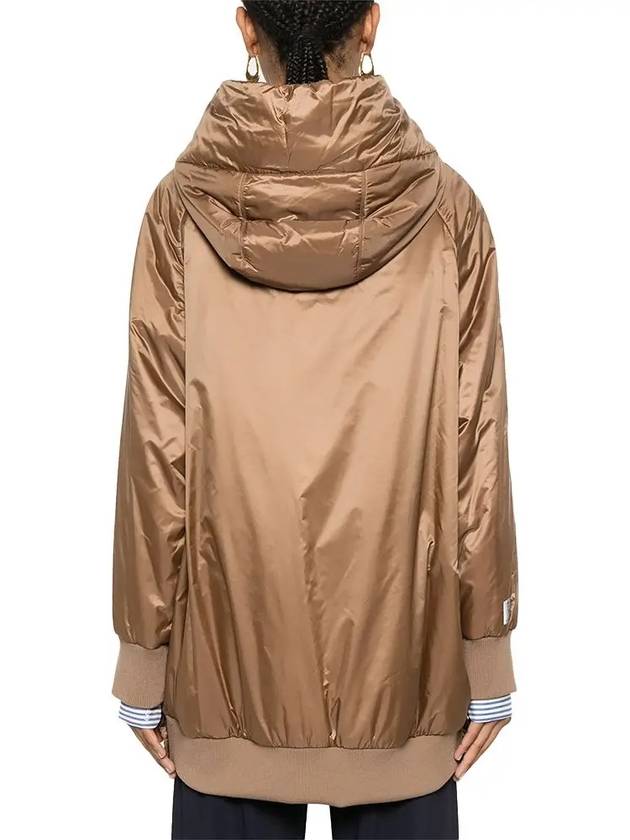 Greenma Water Repellent Hooded Padding Camel - MAX MARA - BALAAN 5