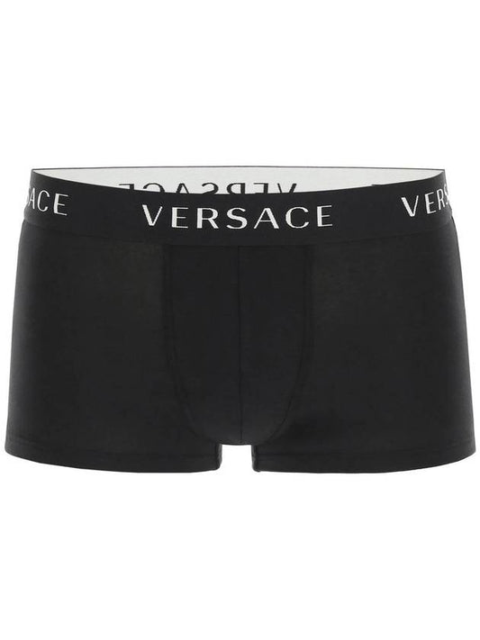 Men's Underwear Boxers Briefs Black - VERSACE - BALAAN.