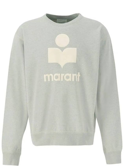 Mikoy Big Logo Cotton Sweatshirt Light Blue - ISABEL MARANT - BALAAN 2