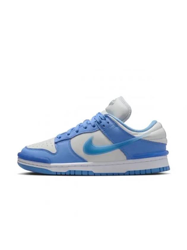 Women's Dunk Low Twist Low Top Sneakers Dust University Blue - NIKE - BALAAN 1