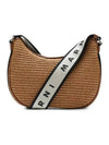 Small Raffia Shoulder Bag Brown - MARNI - BALAAN 2